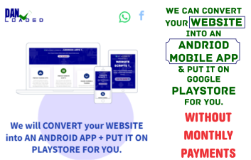Let's Convert Your Website To AN ANDRIOD APP