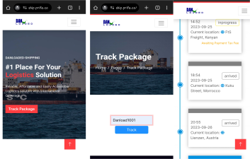 Courier / Logistics / Parcel Tracking V2.2 (Website Script)